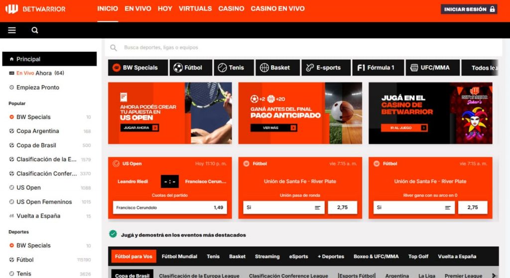Torneos de tragamonedas en BetWarrior