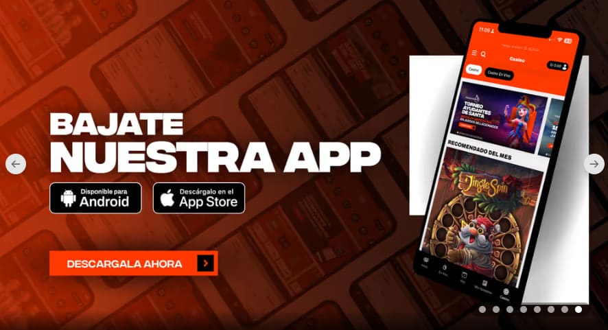 Live casino y apuestas en la app móvil
